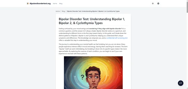 Understanding Bipolar 1, Bipolar 2, & Cyclothymia Types