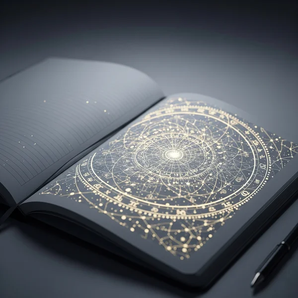 Conceptual image of a mood journal for a mental health assessment
